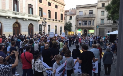 Un moment de l'acte convocat per SBD País | Ràdio Sabadell 